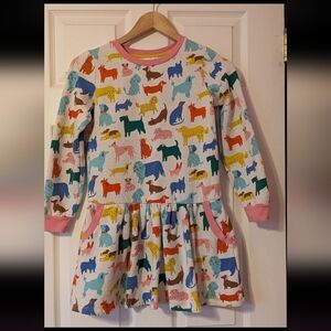 Mini Boden Cozy Fleece Dress with Pockets